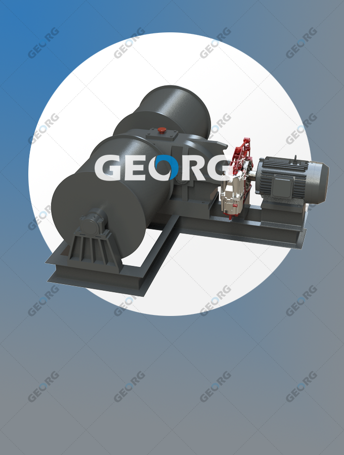 雙吊點(diǎn)卷?yè)P(yáng)機(jī)，雙卷筒卷?yè)P(yáng)機(jī)C-垂直軸型